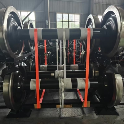वैगनों के लिए 840 मिमी रेलवे व्हील सेट 22.9T/25T एक्सल लोड वैगन व्हीलसेट