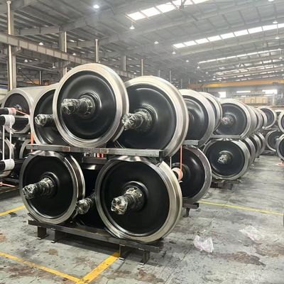 वैगनों के लिए 1000 मिमी रेलवे व्हील सेट 22.9T एक्सल लोड वैगन व्हीलसेट