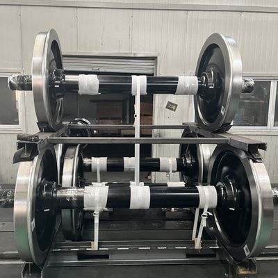 वैगनों के लिए 1000 मिमी रेलवे व्हील सेट 22.9T एक्सल लोड वैगन व्हीलसेट